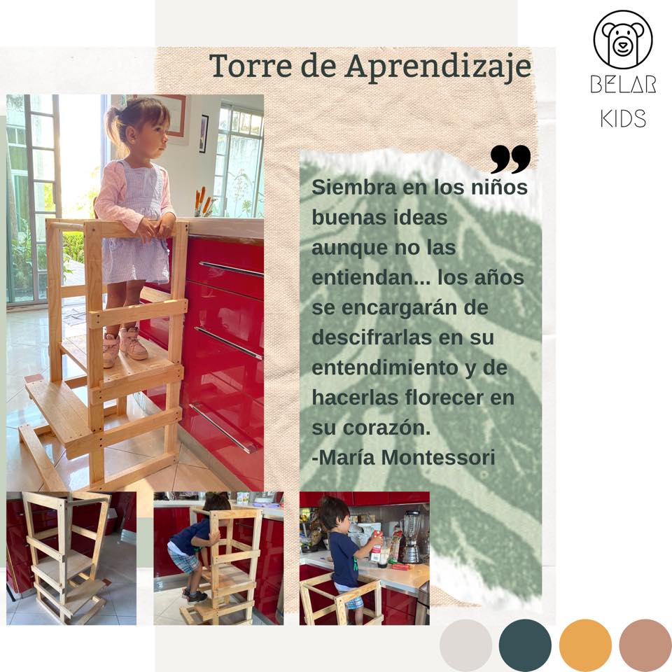 Torre de aprendizaje Montessori. Belar Kids